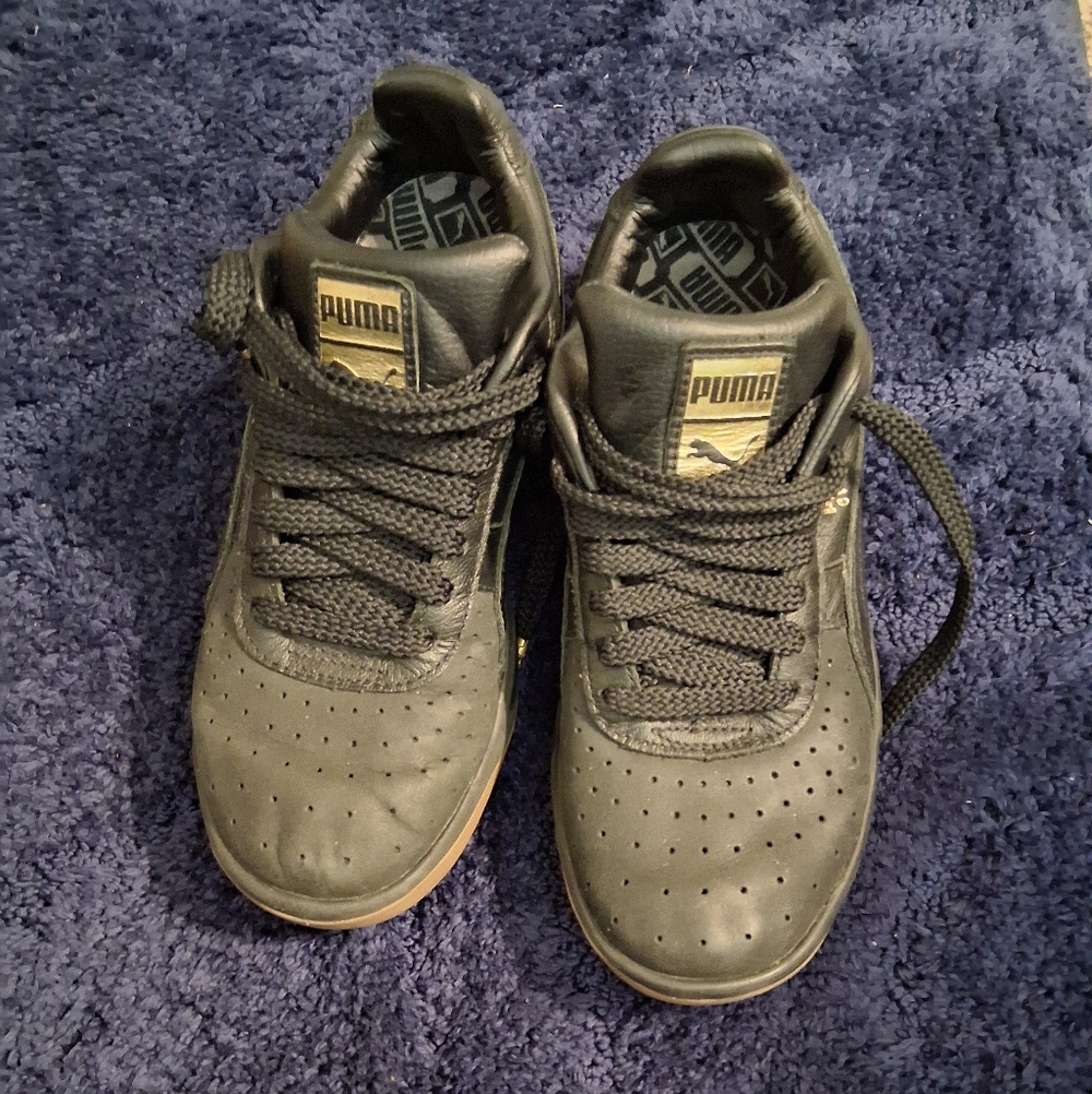 Puma Kids Charcoal Sneakers